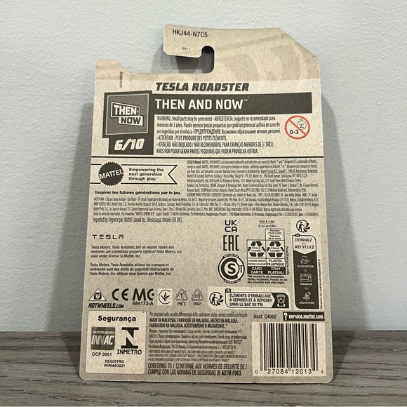 Hot Wheels - ‘Tesla Roadster’ - (Then and Now) - Picture 6 of 7
